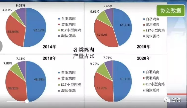 各类鸡肉占比