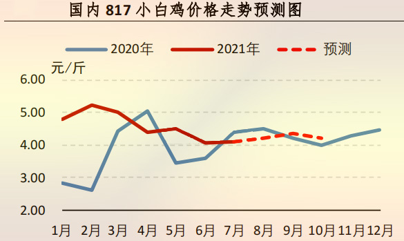 国内 817 小白鸡价格走势预测图